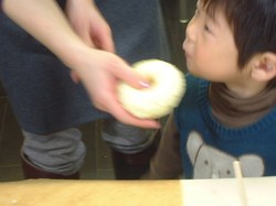 ママ＾＾食べられないよ