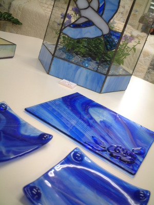 明日からは　ガラスフュージング作品展示会