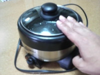 １０分で出来た 「野菜と お豆腐の お鍋」(^o^)
