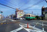 踏切の先頭に止まるとワクワク＾＾