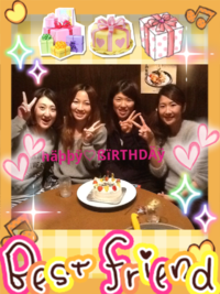誕生日パーチー(๑ºั╰╯ºั๑)♡