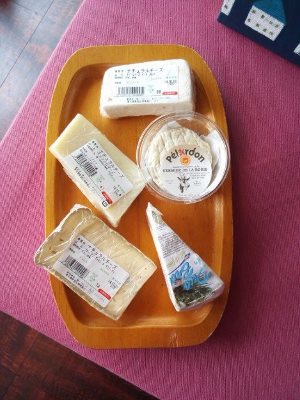 10月のチーズのラインナップです。