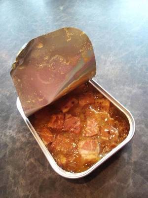 厚切りベーコンのハニーマスタード味あんかけパスタ！
