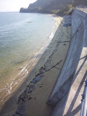 海岸線で帰りたくない病発症！