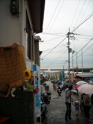 伊吹島にて、いい時間。