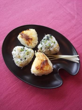 コンテチーズで、焼きおにぎり！