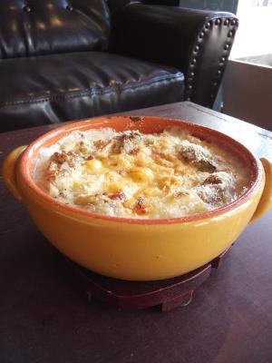 白みそと白菜の牡蠣グラタン