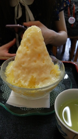 登泉堂のかき氷
