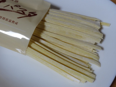うどんやさんが作った『さぬき生パスタ』で夕食