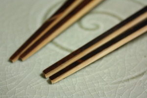 “手作り竹箸・・・♪”