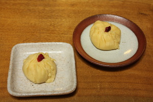 “栗の甘露煮をいただいたので・・・♪”