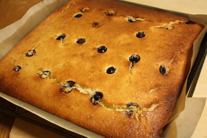 “ブルーベリーヨーグルトケーキ・・・♪”
