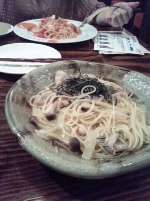 謎な、パスタでした