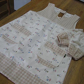 いつもと違うapron
