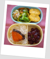 小学生のシャケ弁当