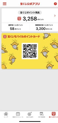 宝くじでポイントが貯まる
