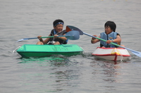 カヤックで海へ