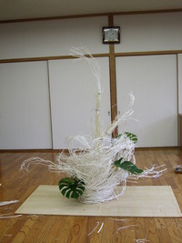 いけばな展にむけてＧＯ～ＧＯ～！