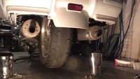 Drilled stock goldwing 1800 exhaust