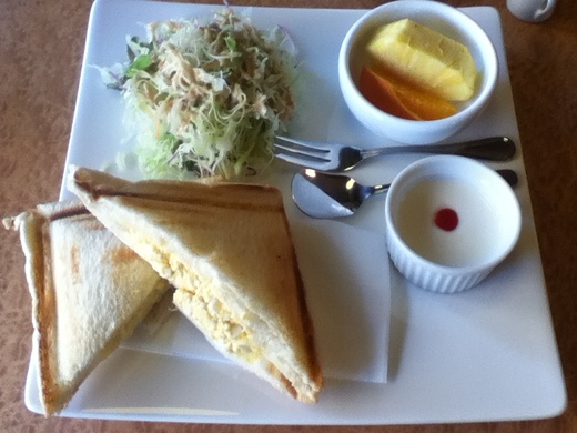 珈琲畑　ホットサンドモーニング