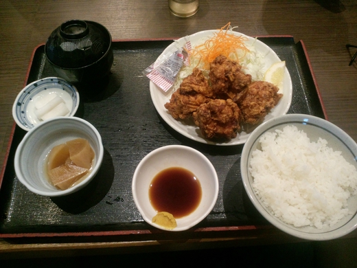田子作 唐揚げ定食 丸亀おいしい広場