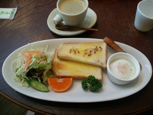 カフェ 桜湖 モーニング