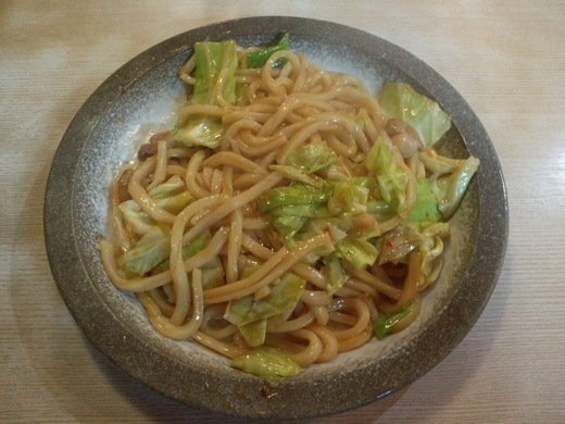 さぬいち　ホルモン焼うどん