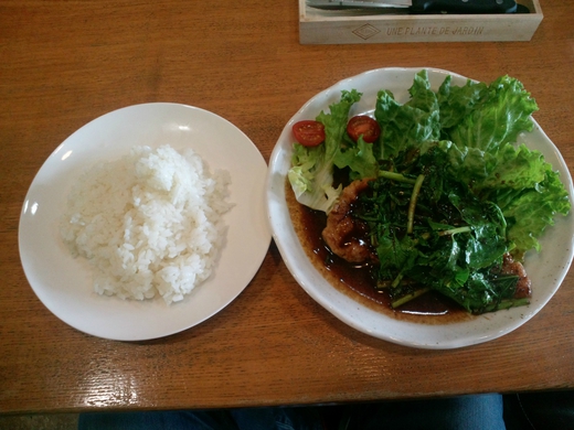 Zeppin炭火ステーキBAL そーらんぶるう　ポークステーキランチ