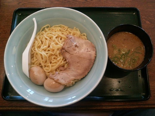 ごぞうらぁめん鶴市店　つけめん大　こってり・にんにく入り
