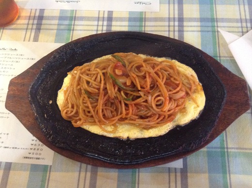 喫茶プーケ　イタリアンスパゲッティ　善通寺