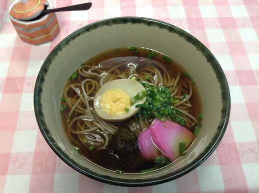 市場バル　いかゲソ丼とかけそば
