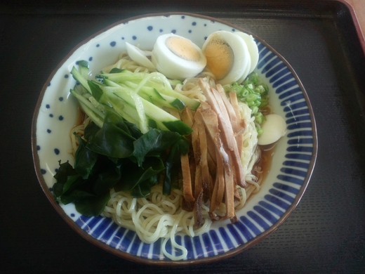 川内屋　冷やし中華　印度麺　三木町