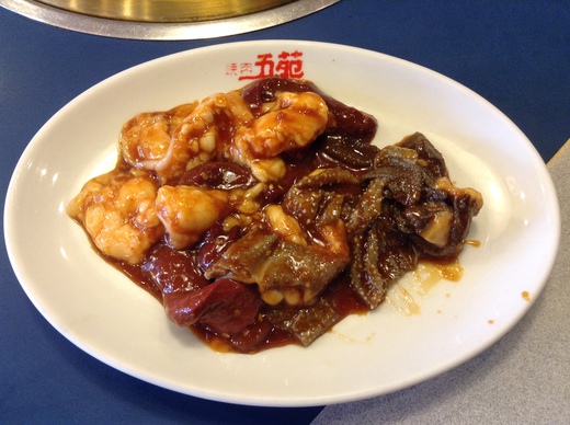 五苑ミラクル店　牛ホルモンランチ