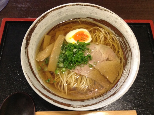 【試作品】あっさり煮干らーめん　釜からどん　高松
