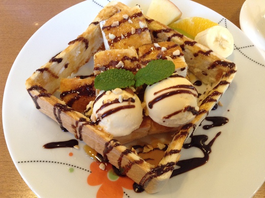カフェグリーン　メープルトーストモーニング　高松