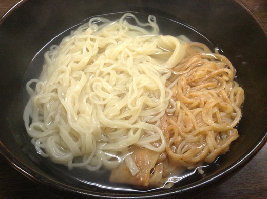 かしわの武内（武内食堂水田店）　かしわざる　高松市東山崎町