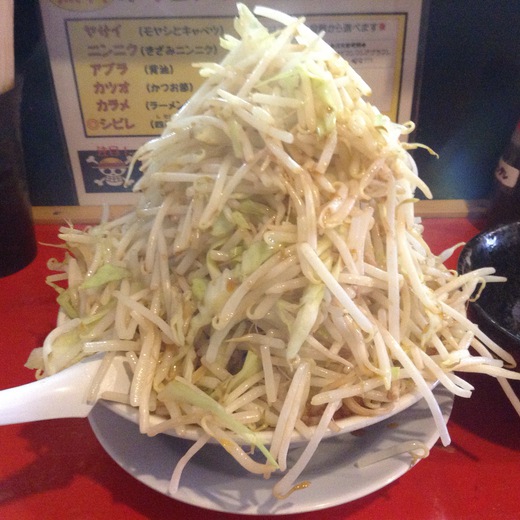 ドカ壱　ラーメン全マシ　高松