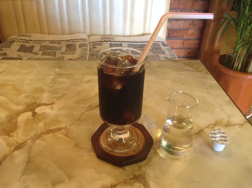 河鹿　アイスコーヒー　丸亀