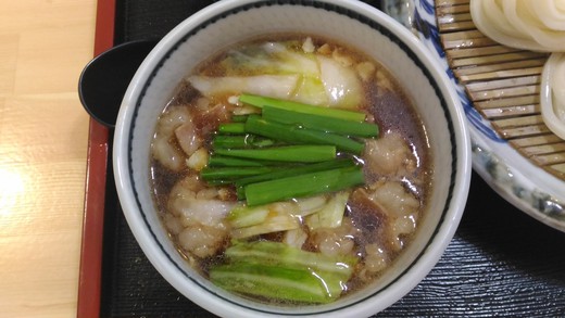 麺匠くすがみ　ホルモンつけうどん