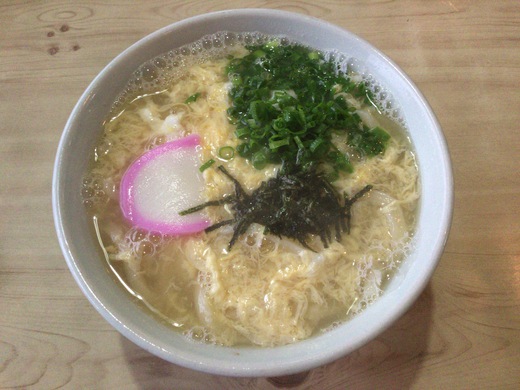 手打ちうどん讃岐屋　玉子とじうどん　東かがわ市