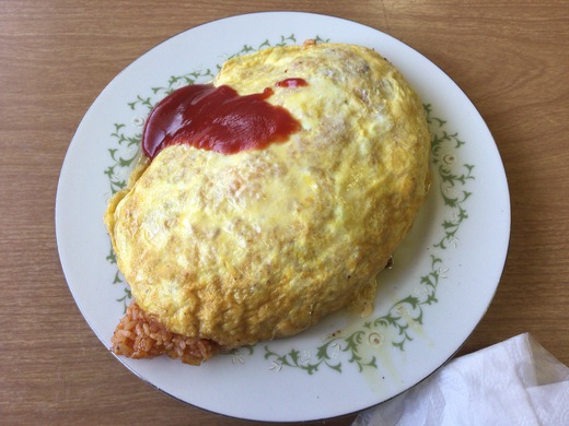 寿食堂　オムライス（大）　東かがわ市
