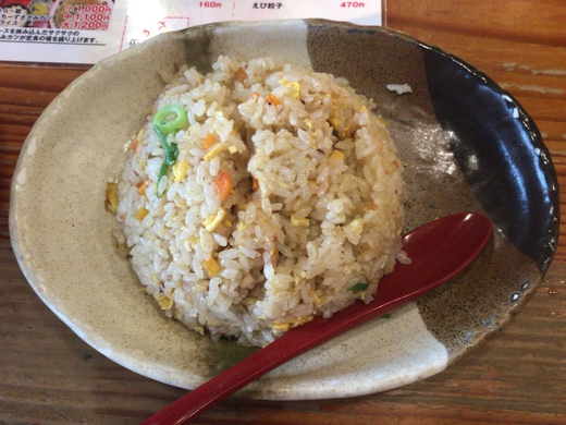 天下一品　チャーハン定食
