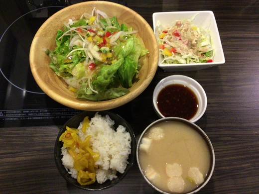 はらだ牧場高松おいしい広場店　牛ステーキ定食　高松