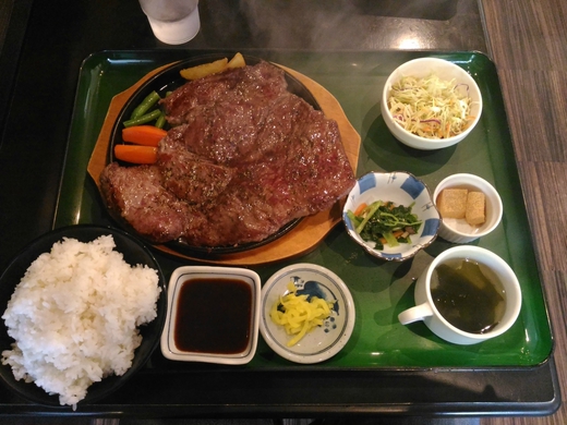 ガリーン　１ポンドステーキ（ごはん大）　綾川