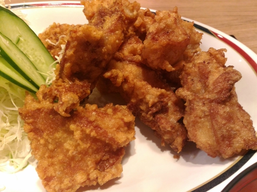【夜限定】さぬき麺市場伏石店　唐揚げ定食　高松市伏石町