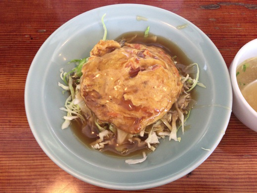 ドンドン飯店府中店　天津飯（キャベツ）　坂出