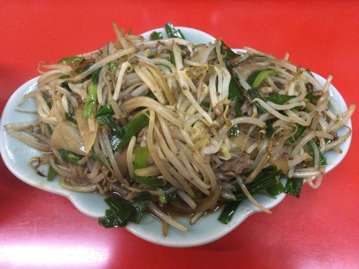 東東亭　レバニラ炒め　三木町