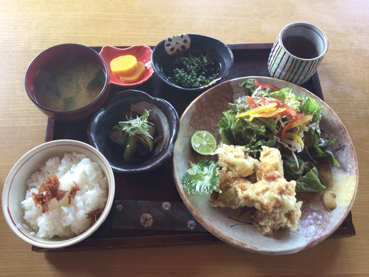 喫茶アルプス　日替わり定食　高松市庵治町