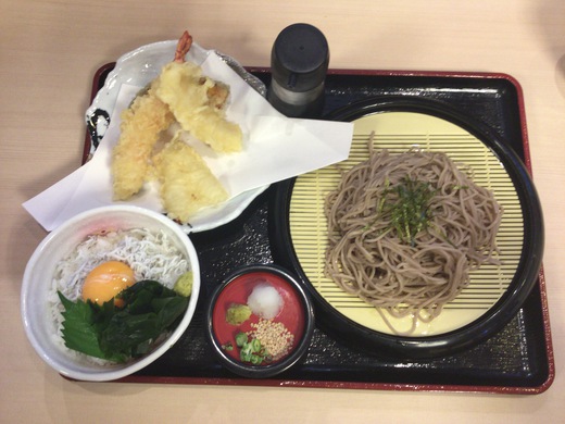かね荘　釜揚げしらす丼定食　志度