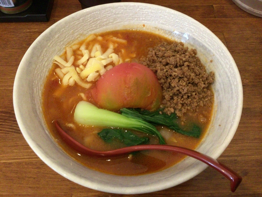 ごぞうらぁめん　トマトチーズらぁめん　高松